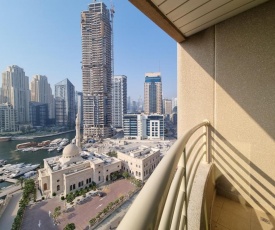 Full Marina View Beautiful 1BR in Dubai Marina - Manchester