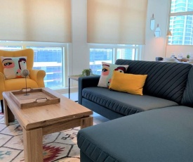 (Nickname Dahlia) New! Modern 2BR with a balcony in Dubai Marina!