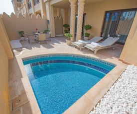 Luxurious 3BR Townhouse with Maid's & Private Pool in Palm Jumeirah