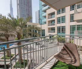 Luxury studio at Downtown! Full Burj Khalifa View! Burj Views