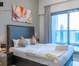 Mira Holiday Homes - Studio with Burj Khalifa View - Elite Business Bay