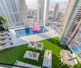 Stella Stays 4 BDR Marina Penthouse Dubai Marina Private Pool