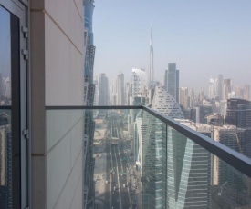 Burj Khalifa view from ALL rooms Brand New 3BR - Noora